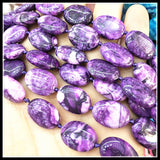 20pcs 13x18mm Oval Natural Stone Beads for Women Bracelets