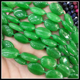 20pcs 13x18mm Oval Natural Stone Beads for Women Bracelets