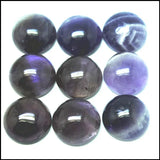 20pcs 12mm Round Green Agat Stone Cabochons for Jewelry Making