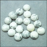 20pcs 12mm Round Green Agat Stone Cabochons for Jewelry Making