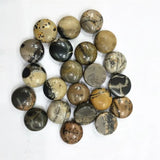 20pcs 12mm Natural Stone Beads Cabochons Round Shape Hot Beads Accessories