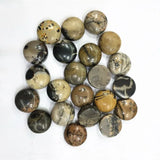 20pcs 12mm Natural Stone Beads Cabochons Round Shape Hot Beads Accessories