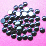 20pcs Hematite Stone Cabochons Round Shape Beads 8mm-25mm
