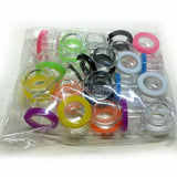 20pcs 12mm Colorful Ear Tunnels Set Mixed Colors Gauge Kit Acrylic Expander