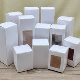 20pcs Rectangular Bottle Boxes 6x6x8/10/14/18/16/20cm Paper Package Box