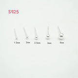 20pcs 925 Sterling Silver Nose Stud Ring Body Jewelry Gift