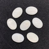 20pcs Oval Glaze Ring Face Freshwater Pearl Shell 13x18mm DIY