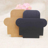 20pcs Kraft/Black Necklace Pendant Packing Cards 63*63cm
