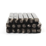 20pcs Jewelry Stamp Punches for Ring Bangle Bracelet Mold Symbols Tools
