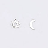 20pcs Sun Moon Bracelet Charms for Jewelry Making DIY Pendant Accessories