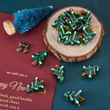 20pcs Lampwork Beads Christmas Tree Spacer Beads for Jewelry Making