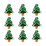 20pcs Lampwork Beads Christmas Tree Spacer Beads for Jewelry Making