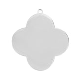 20pcs Stainless Steel Necklace Pendants Mirror Polished Geometric Shapes