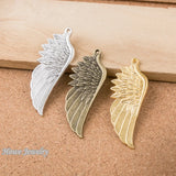 20pcs Vintage Angel Wings Charms for Pendant European Style DIY Jewelry Findings