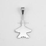 Warcraft Fighter Warplane Pendant Stainless Steel DIY Necklace Pendants
