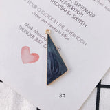 20pcs/lot Alloy Triangle Pendant Earring Accessories for Jewelry Making