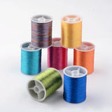 20 Rolls Metallic Cords 0.1mm Jewelry Making Beading Bracelets Necklace Supplies