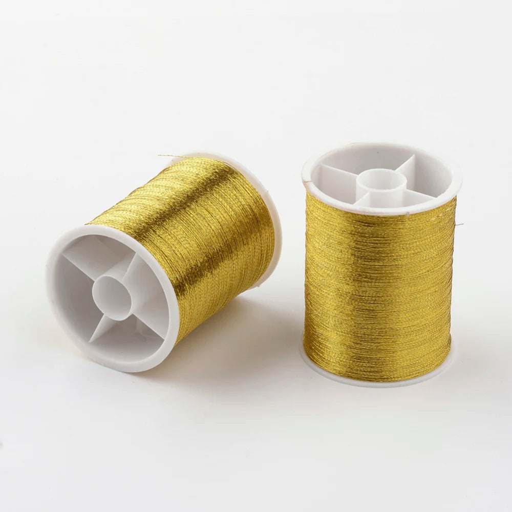 20 Rolls Metallic Cords 0.1mm Jewelry Making Beading Bracelets Necklace Supplies