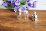 20set/lot 12x35mm Triangle Clear Glass Vial Tube for Jewelry Pendant