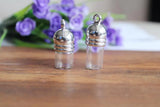 20set/lot 12x35mm Triangle Clear Glass Vial Tube for Jewelry Pendant