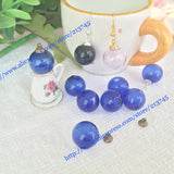20 set glass vial glass bubble & cap DIY glass ball pendant