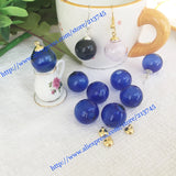 20 set glass vial glass bubble & cap DIY glass ball pendant