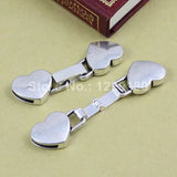 Antique Silver Fold Over Lobster Clasp For DIY Jewelry 42x13mm