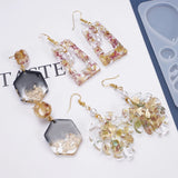 Earring Pendant Resin Mold Silicone Mold for DIY Jewelry Making