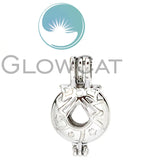 Bowknot Christmas Wreath Beads Cage Perfume Diffuser Aroma Pearl Locket