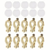 Clip-on Earring Converters w/ Comfort Pad for No-pierced Earrings