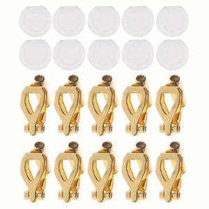 Clip-on Earring Converters w/ Comfort Pad for No-pierced Earrings