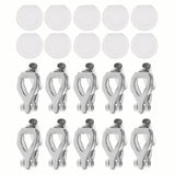 Clip-on Earring Converters w/ Comfort Pad for No-pierced Earrings