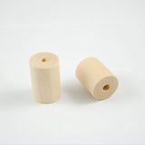 20x25 20x30 20x40mm Natural Wooden Tube Beads DIY Craft 100PCS/LOT