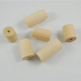 20x25 20x30 20x40mm Natural Wooden Tube Beads DIY Craft 100PCS/LOT