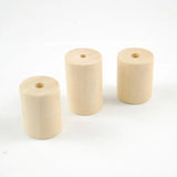 20x25 20x30 20x40mm Natural Wooden Tube Beads DIY Craft 100PCS/LOT
