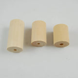 20x25 20x30 20x40mm Natural Wooden Tube Beads DIY Craft 100PCS/LOT