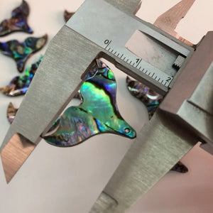 Natural Abalone Shell Fish Tail Earring Charms Necklace Pendants DIY Jewelry