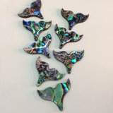 Natural Abalone Shell Fish Tail Earring Charms Necklace Pendants DIY Jewelry