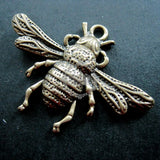 Vintage Brass Beetle Bugs Pendant Charm Jewelry Findings