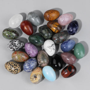 20x30mm Undrilled Natural Stone Healing Crystal Easter Decoration