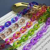 Acrylic Transparent Highlight Glasses Chain Mask Chain Necklace