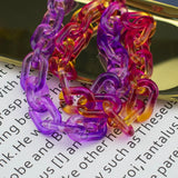 Acrylic Transparent Highlight Glasses Chain Mask Chain Necklace