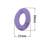 Acrylic Chain Bead Twisted Accessories for Jewelry Making