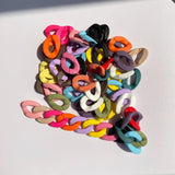 Acrylic Chain Bead Twisted Accessories for Jewelry Making