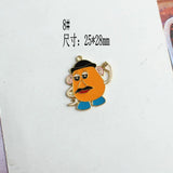 Colorful Alloy Small Pendant Christmas Style Charms DIY Findings Jewelry Making