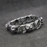 Alien Face Bracelet Stainless Steel Men Chain Party Style