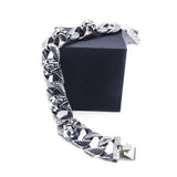 Alien Face Bracelet Stainless Steel Men Chain Party Style