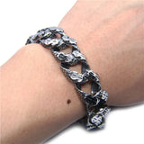 21.5cm Stainless Steel Money Bracelet - Party Style Men's Bracelet