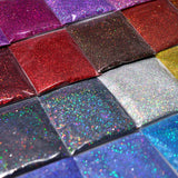 21 Bags 0.2mm Laser Glitter Powder DIY Christmas Decor Epoxy Resin Mold Fillers
