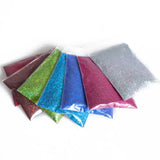 21 Bags Laser Holographic Glitter Resin Filling Slime Pigment Nail Art